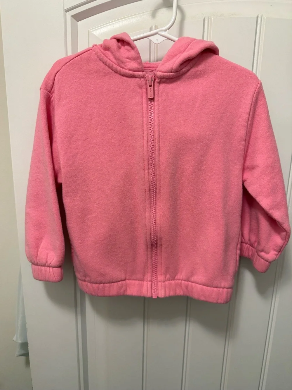 Old Navy Toddler Girls Pink Hooded Zip Fleece